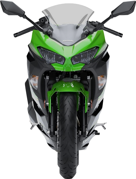 kawasaki ninza400 front